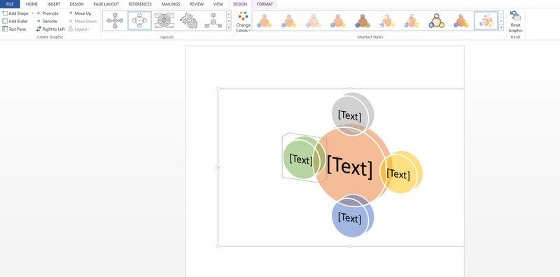 Smartart in Word