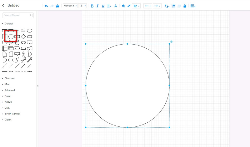 Choose Circle Shape