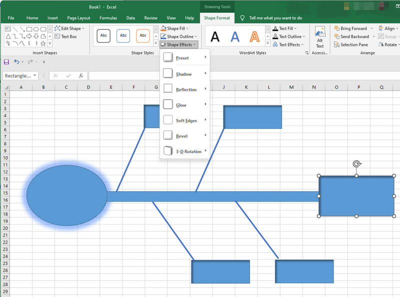 Excel Добавить узел настройки