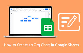 Google Sheets organisationsdiagram