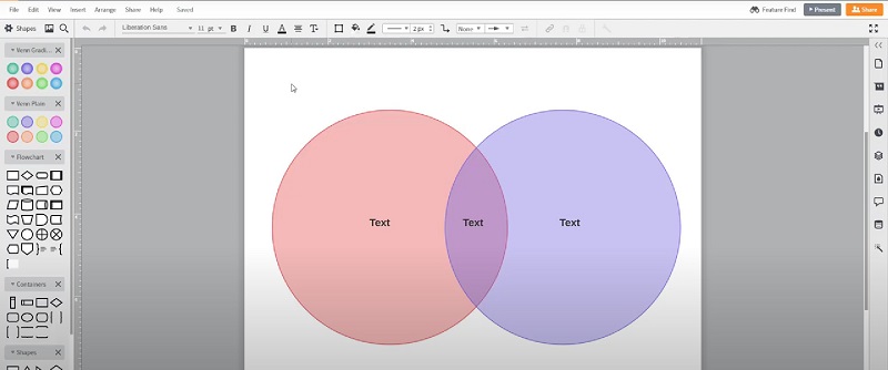 Diagrama Lucidchart Venn