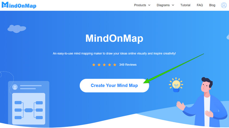 Crear página de MindOnMap