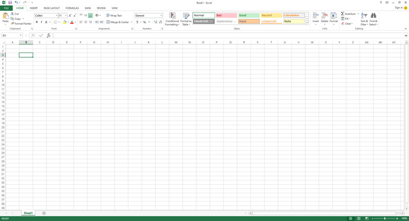 Excel շահագրգիռ կողմերի ստեղծող