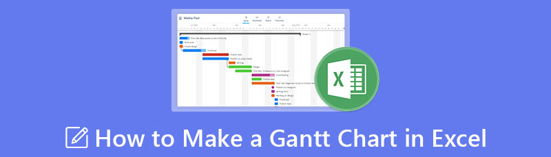 Gantt-kaavio Excel
