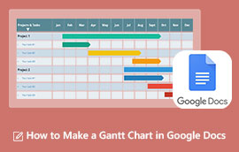 Google Docs Gantt چارٹ