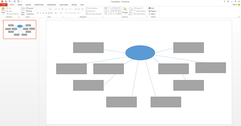 MS PowerPoint ширээний компьютер