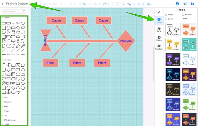Mind On Map Create Fishbone