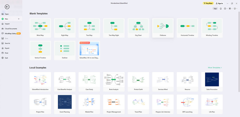 Wondershare EdrawMind Spider Diagrama