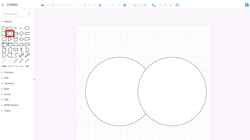 Diagrama de Venn circular