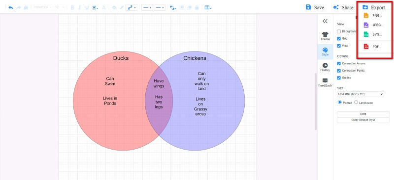 Export Select File