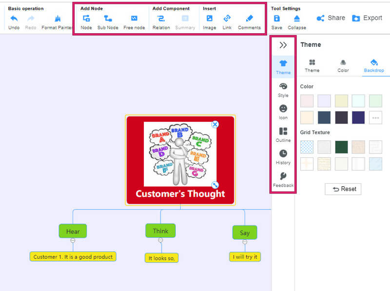 MindOnMap Design Kort