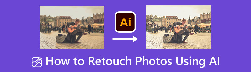 AI фотосуретті ретуш