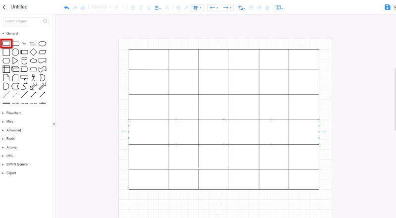 สร้างตาราง