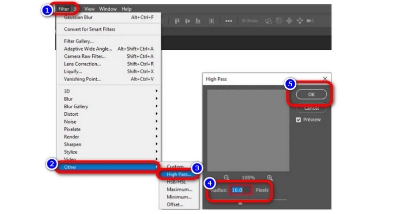 Filter Select High Pass