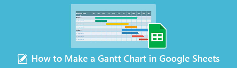 Gantt-diagram Google Sheets