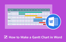 Microsoft Word Gantt աղյուսակ