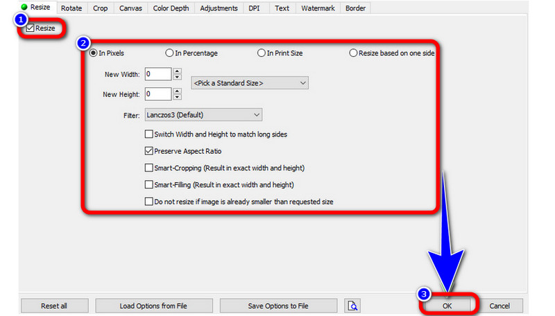 Resize The Image Process