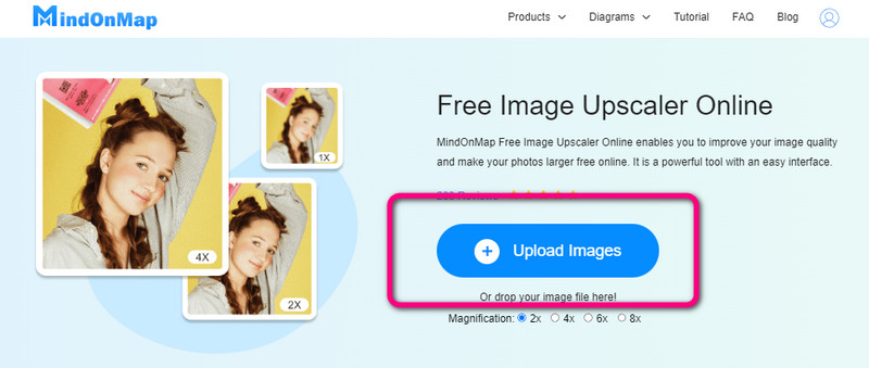 Resize Upload Images Button