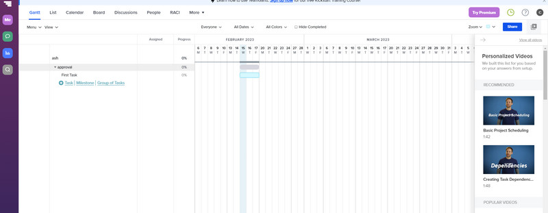 Komanda Gantt Maker