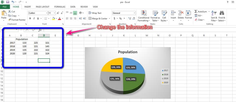 Promijenite informacije