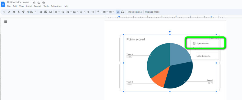 Cliquez sur Documents Open Source