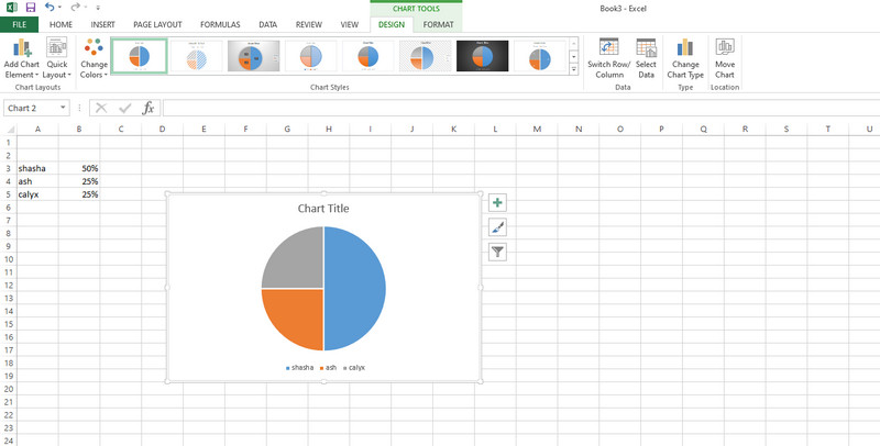Excel диаграмма жасаушы