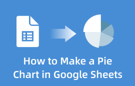 შექმენით Pie Chart Google Sheets-ში