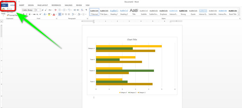 Simpan Kata Grafik Batang