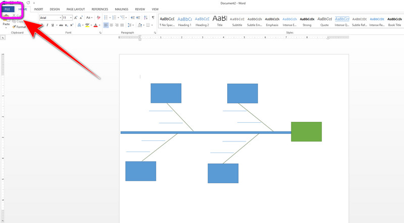 Enregistrer le mot du diagramme