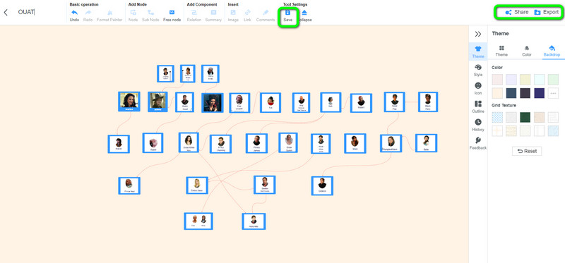 Family Tree Save Process