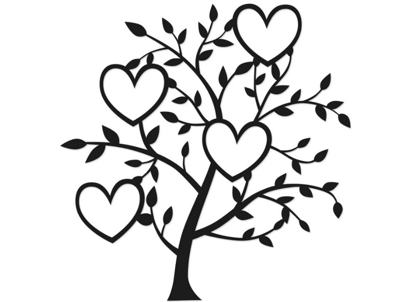 Heart Family Tree Clipart