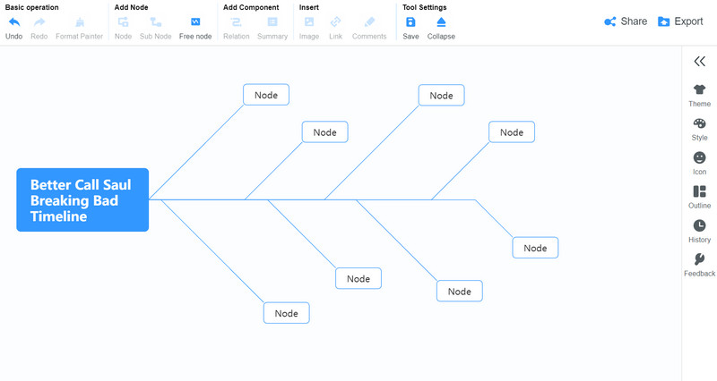 MindOnMap Timeline Creator