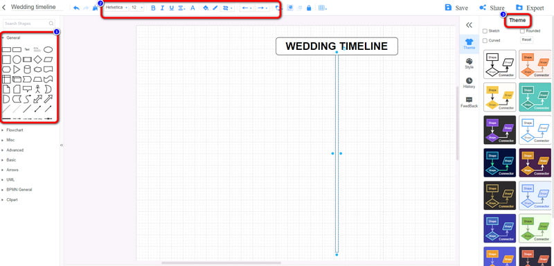 Започнете да създавате сватбена хронология