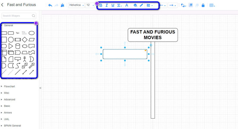 Algemene sectie Functies Bovenste interface