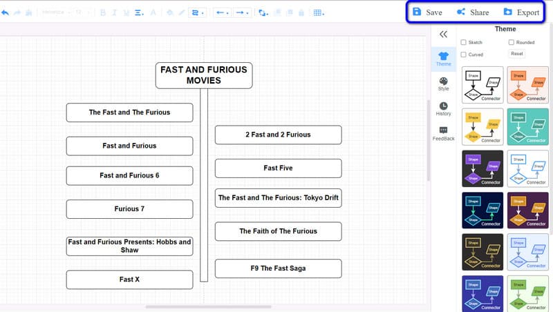 Ruaj Timeline Navigate Export