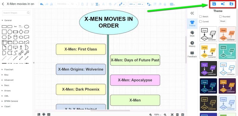 Ruaj kronologjinë e X-Men