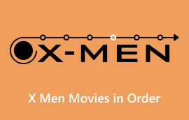 X Men ფილმები წესრიგში