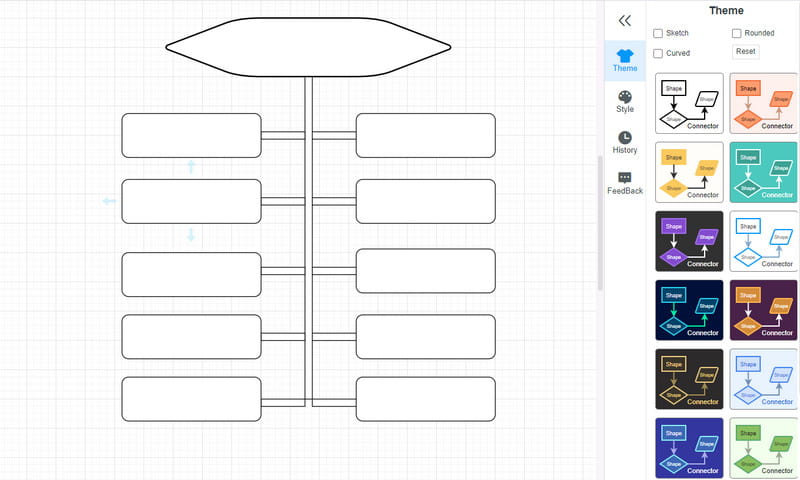 MindOnMap මත කාලරාමුව සාදන්න