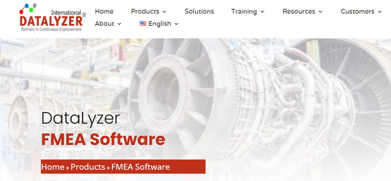 Datalyzer FMEA-software