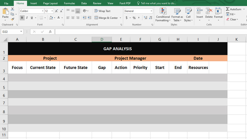 Excel-mallin aukkojen analyysi 