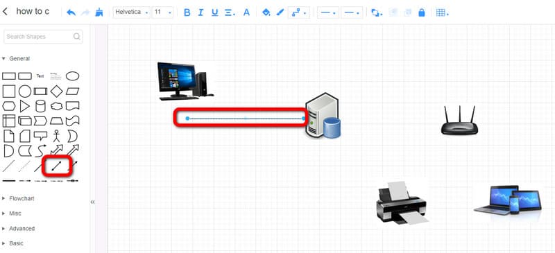 Voeg die Connector by