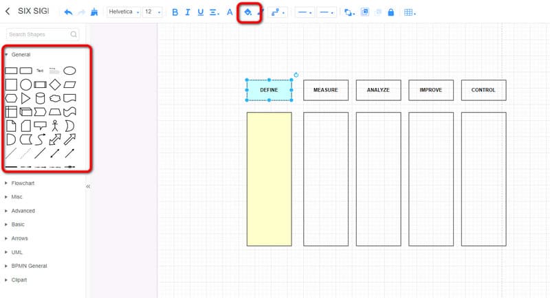 Comezar a crear o diagrama