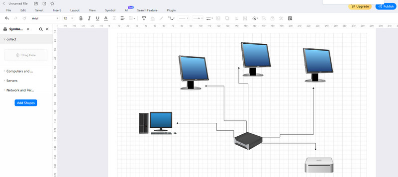 Krijuesi i Diagramit të Rrjetit eDrawmax