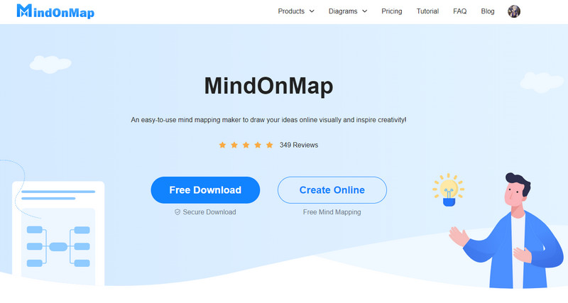 MindOnMap නොබැඳි මාර්ගගතව බාගන්න