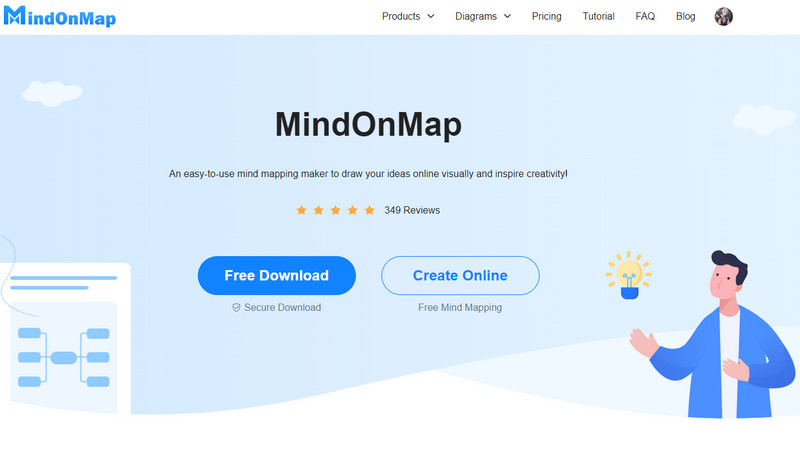 Mind On Map ကိုဖွင့်ပါ။