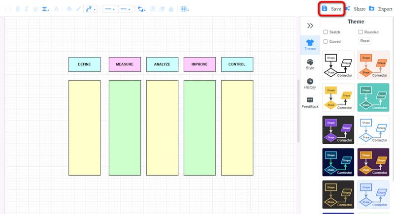 Gem det endelige diagram