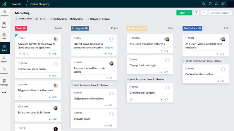 Zoho Agile Tool