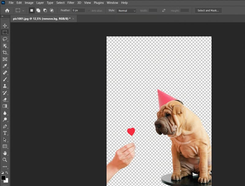 Adobe Photoshop фондық жою құралы