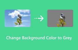 Променете цвета на фона на сив