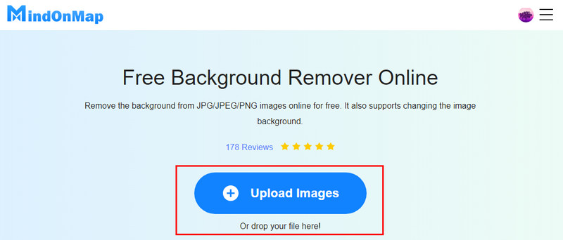 Choose Upload Images Option